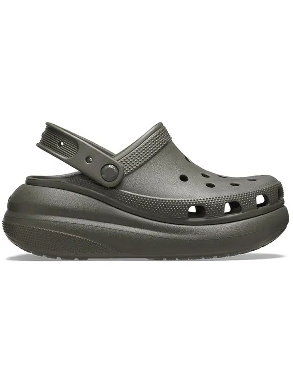 Сандалии classic crush clog 'dusty olive' Crocs — изображение 3 из 4, оливковый