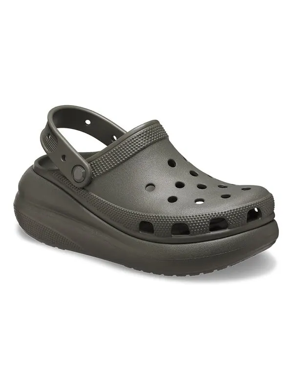 Сандалии classic crush clog 'dusty olive' Crocs — изображение 4 из 4, оливковый