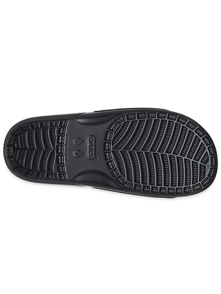 Шлепанцы Crocs Colorful Casual Unisex Multi-Color Black Slippers — изображение 7 из 7, черный