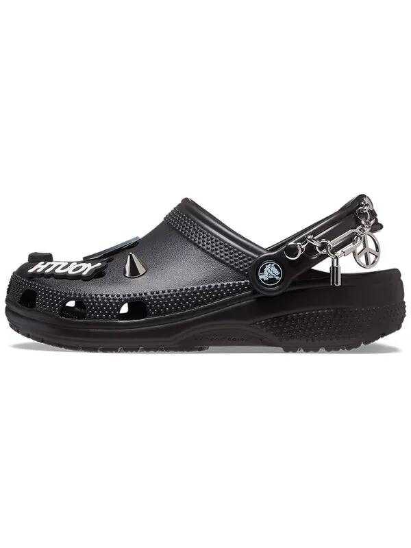 Сандалии classic feel the positivity casual black sandals Crocs — изображение 2 из 4, черный