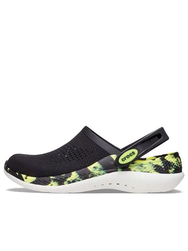 Сандалии Crocs LiteRide 2.0 Clog 'Black Neon Yellow' — изображение 1 из 7, черный
