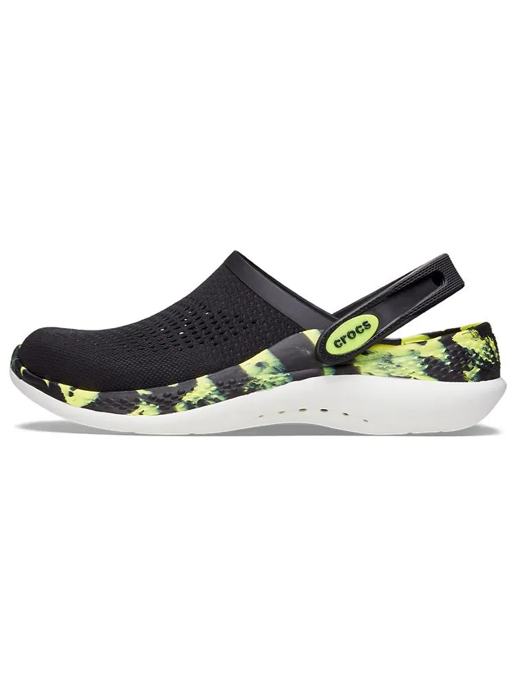 Сандалии Crocs LiteRide 2.0 Clog 'Black Neon Yellow' — изображение 2 из 7, черный