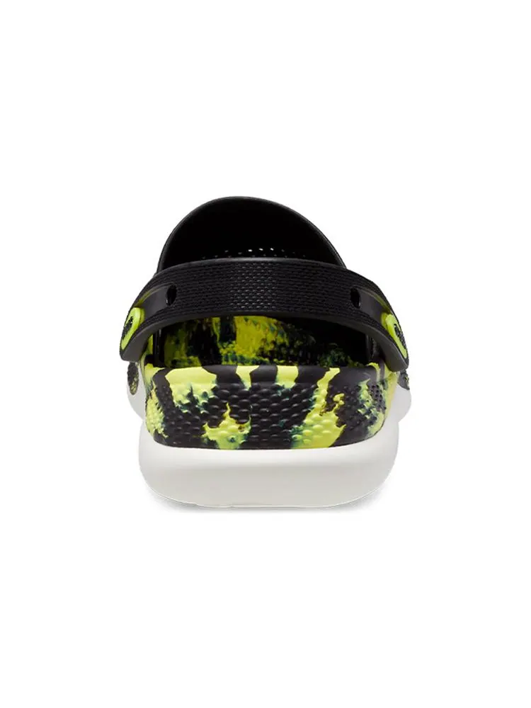 Сандалии Crocs LiteRide 2.0 Clog 'Black Neon Yellow' — изображение 6 из 7, черный