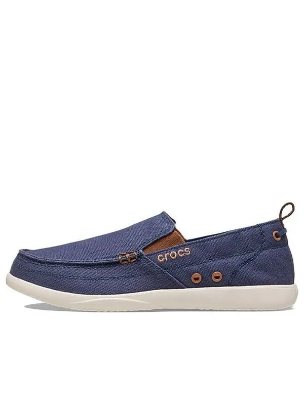 Кроссовки walu syn slate 'blue brown' Crocs — изображение 1 из 4, синий/коричневый