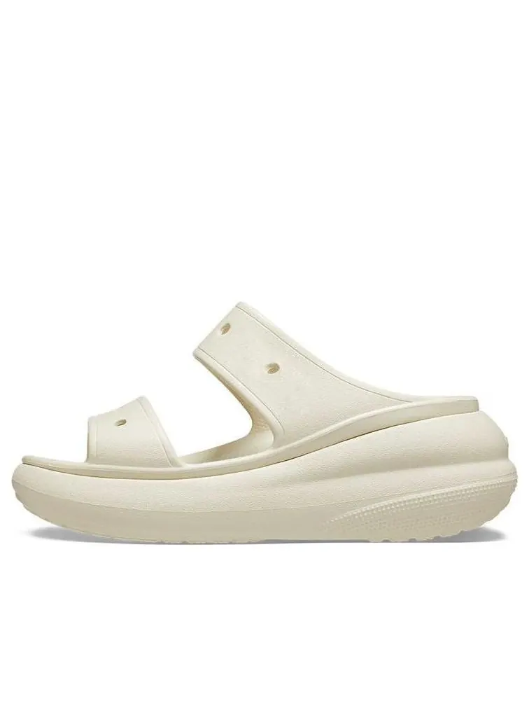 Сандалии Crocs Classic Crush 'Bone' — изображение 1 из 7, бежевый