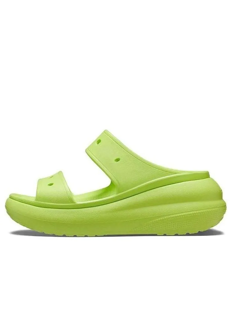 Сандалии (WMNS) Crocs Crush Sandal 'Limeade' — изображение 1 из 6, зеленый