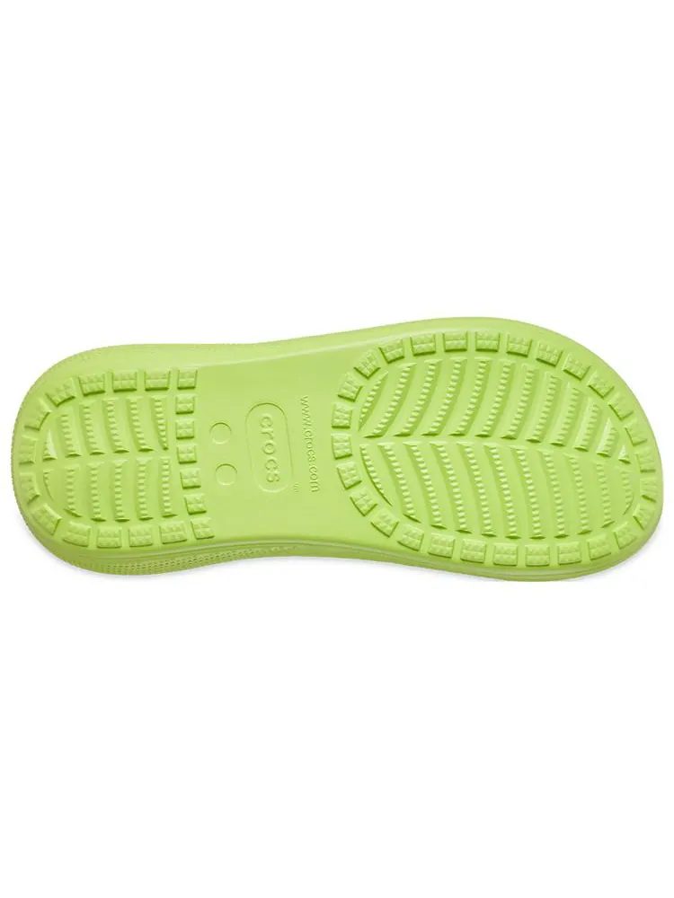 Сандалии (WMNS) Crocs Crush Sandal 'Limeade' — изображение 6 из 6, зеленый