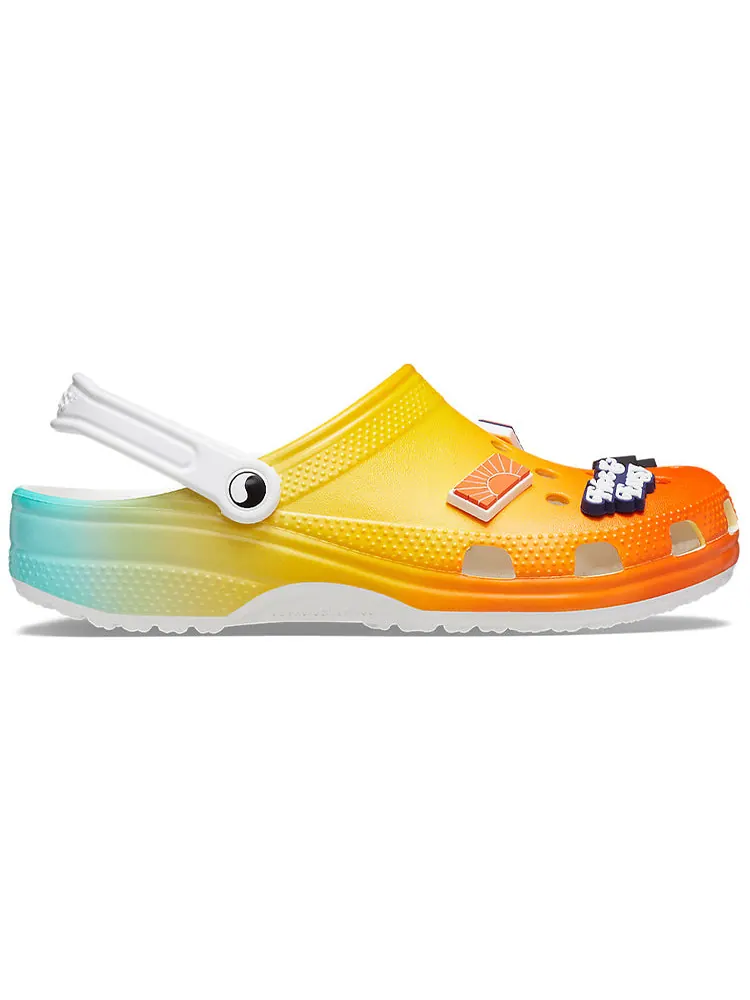 Сандалии Crocs Free & Easy x Classic Clog 'Sunset' — изображение 2 из 7, мульти