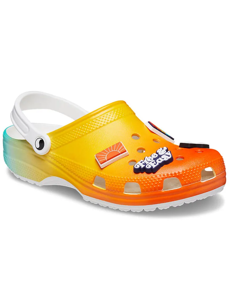 Сандалии Crocs Free & Easy x Classic Clog 'Sunset' — изображение 3 из 7, мульти