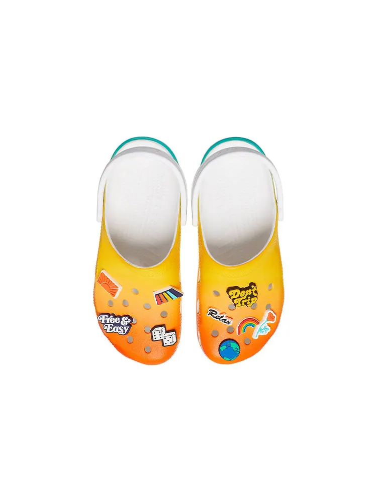 Сандалии Crocs Free & Easy x Classic Clog 'Sunset' — изображение 4 из 7, мульти