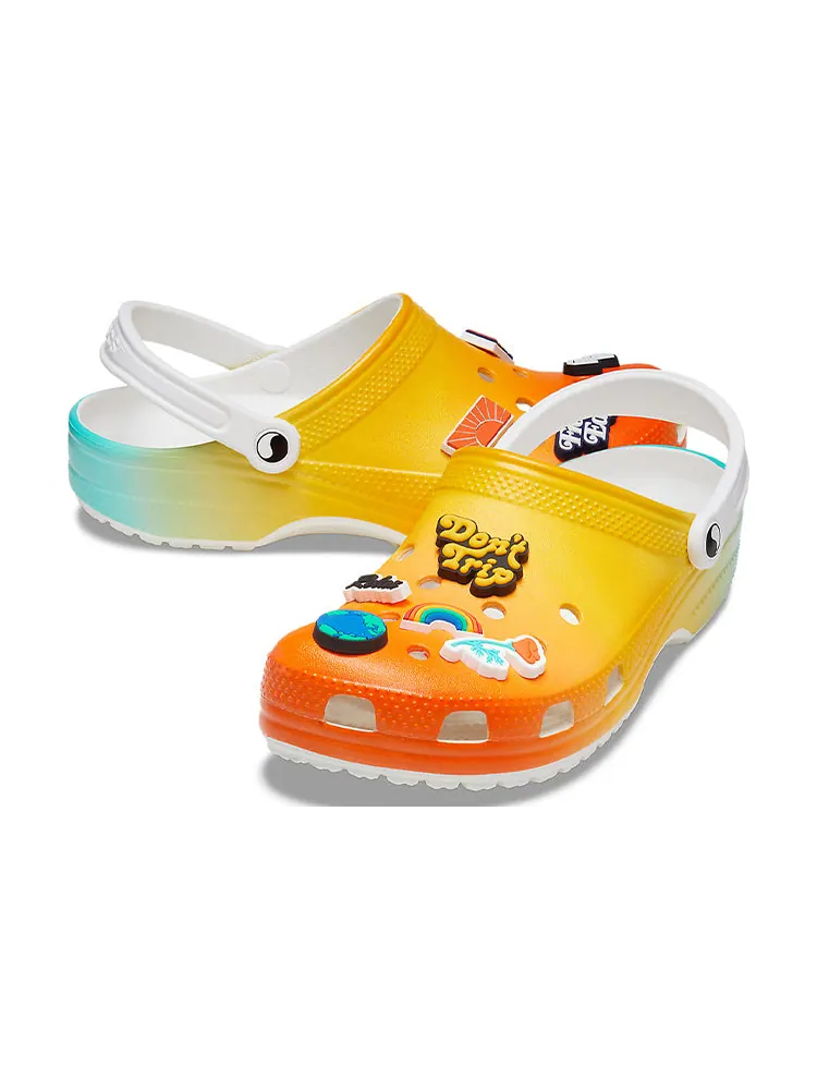 Сандалии Crocs Free & Easy x Classic Clog 'Sunset' — изображение 6 из 7, мульти