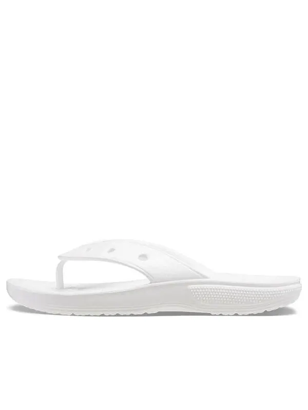 Тапочки classic flip casual flip-flops white Crocs