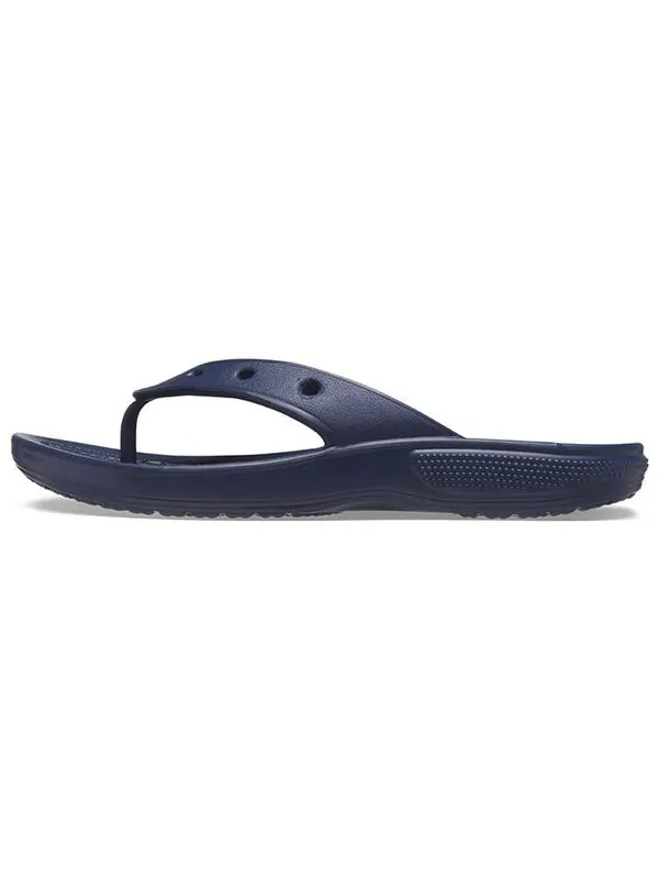 Тапочки classic flip casual flip-flops navy blue Crocs — изображение 2 из 4, синий