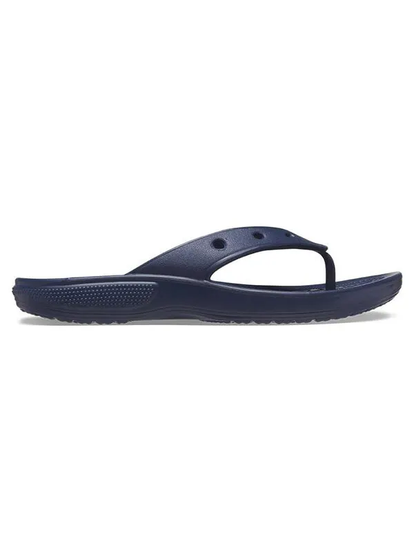 Тапочки classic flip casual flip-flops navy blue Crocs — изображение 3 из 4, синий