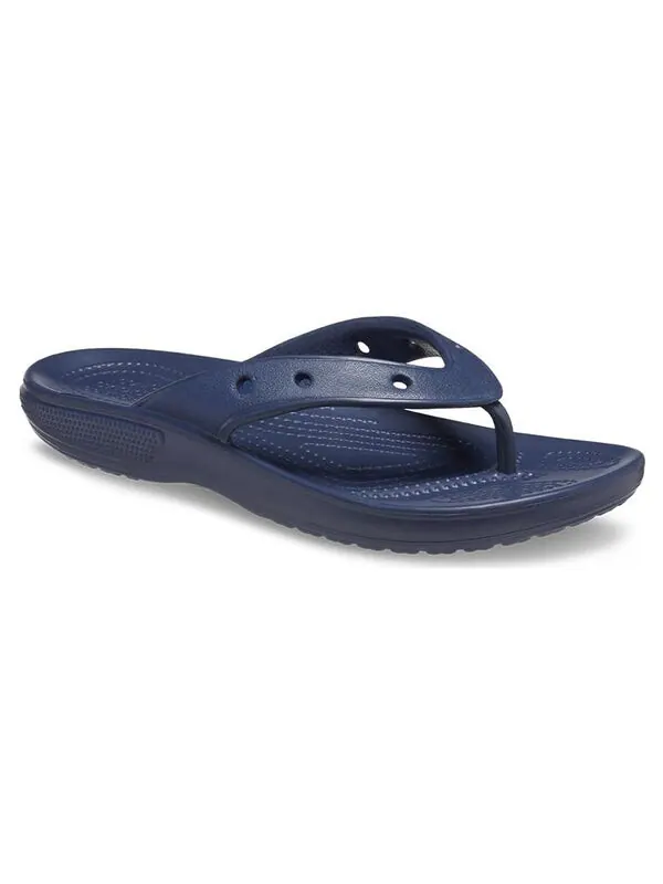 Тапочки classic flip casual flip-flops navy blue Crocs — изображение 4 из 4, синий