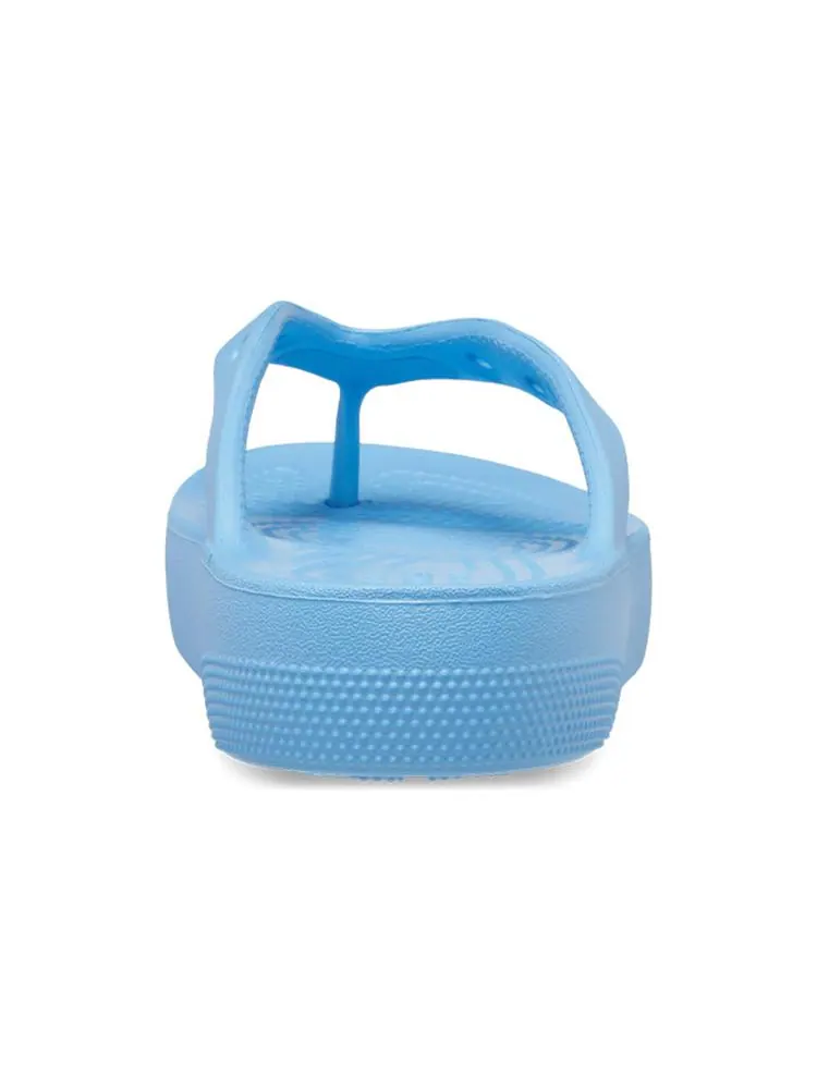 Шлепанцы (WMNS) Crocs Classic Platform Flip — изображение 6 из 7, синий