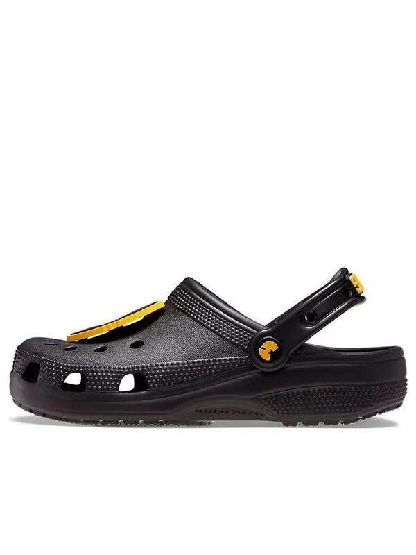 Сандалии wu-tang clan x classic clog 'black' Crocs — изображение 1 из 4, черный