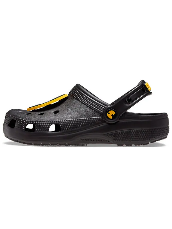 Сандалии wu-tang clan x classic clog 'black' Crocs — изображение 2 из 4, черный