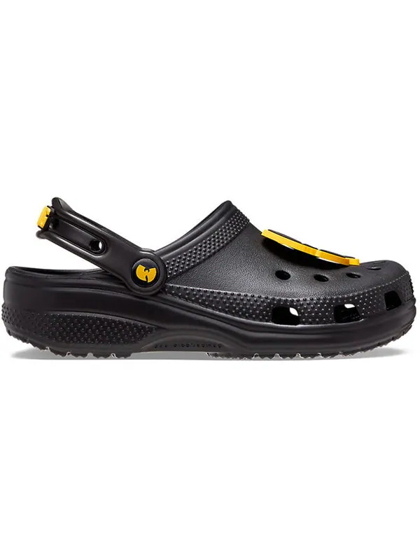 Сандалии wu-tang clan x classic clog 'black' Crocs — изображение 3 из 4, черный
