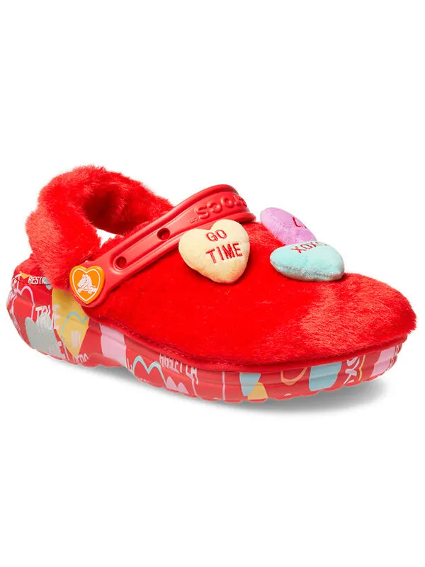 Сандалии sweethearts x clog classic fur 'valentine's day' Crocs — изображение 3 из 4, красный