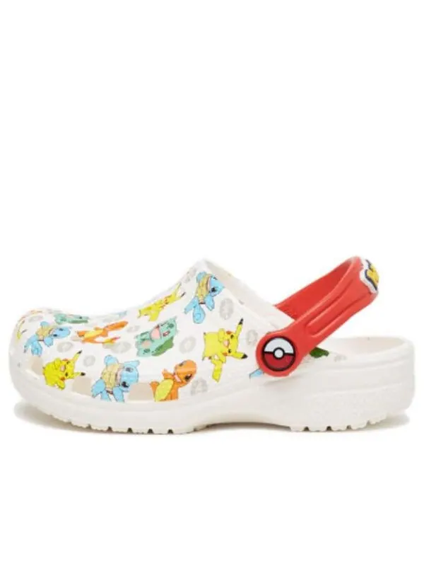 Сандалии x pokmon classic clog 'starters' Crocs — изображение 1 из 4, белый/мульти