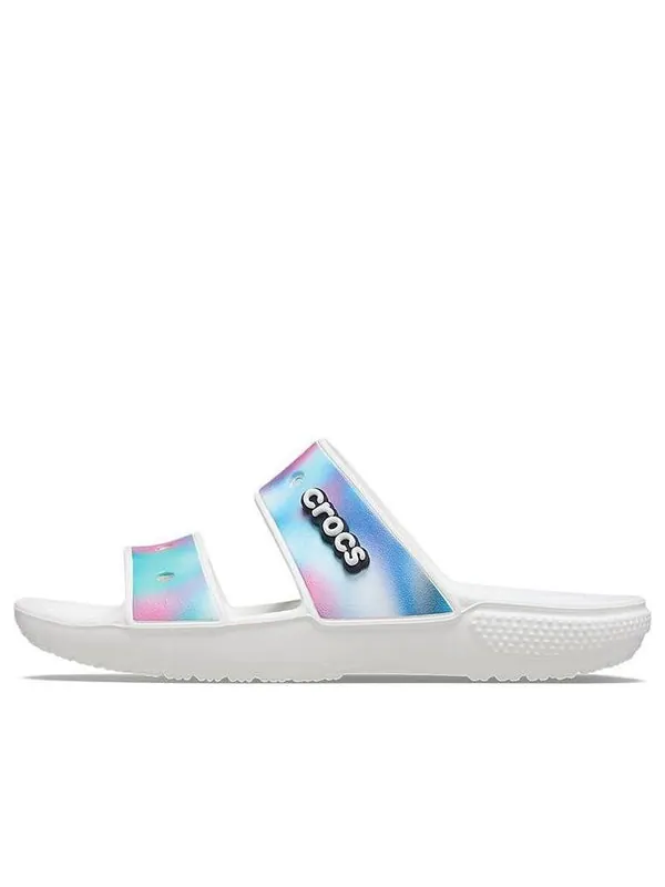 Сандалии classic colorful multi-color white sandals Crocs — изображение 1 из 4, белый