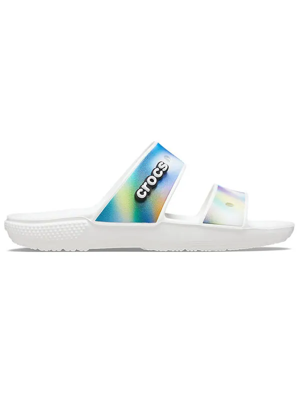 Сандалии classic colorful multi-color white sandals Crocs — изображение 3 из 4, белый