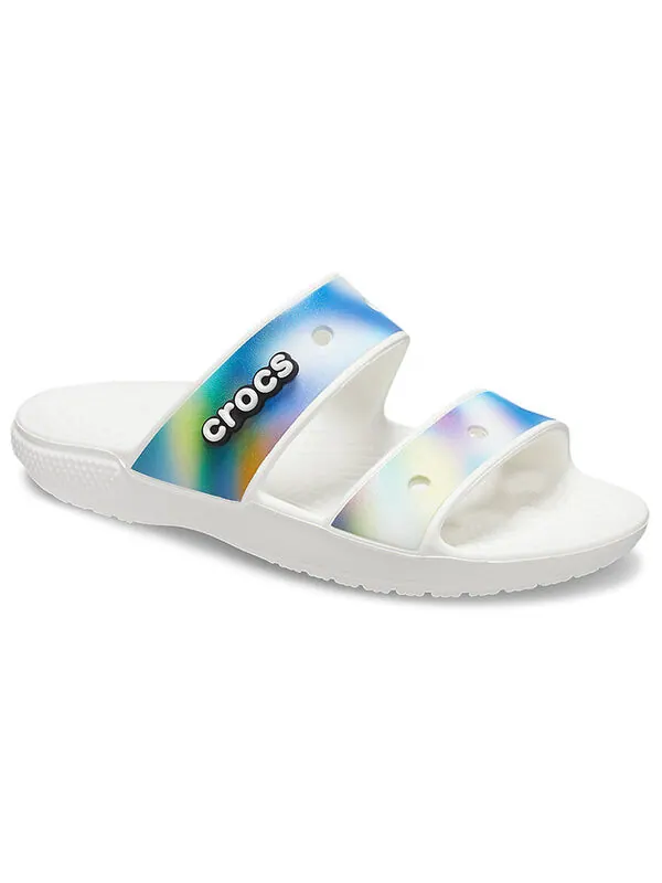 Сандалии classic colorful multi-color white sandals Crocs — изображение 4 из 4, белый
