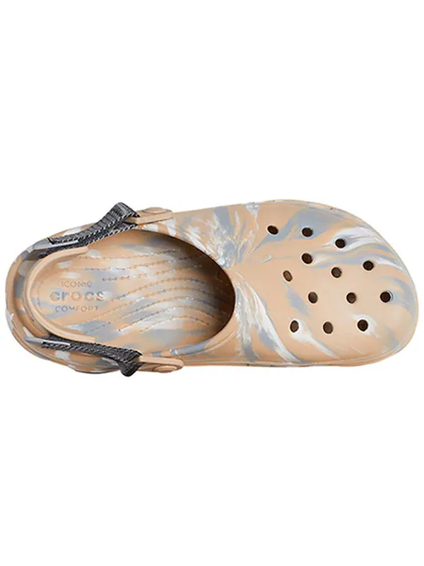 Сандалии all terrain marbled classic clog 'chai multi' Crocs — изображение 4 из 4, мульти