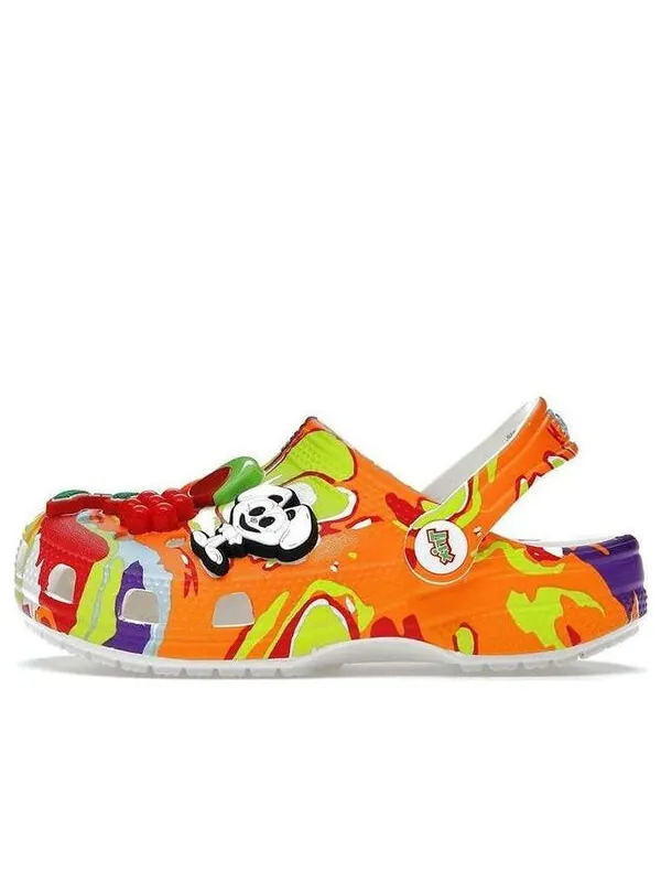 Кроссовки classic trix clogs 'orange multi' Crocs — изображение 1 из 1, оранжевый/мульти