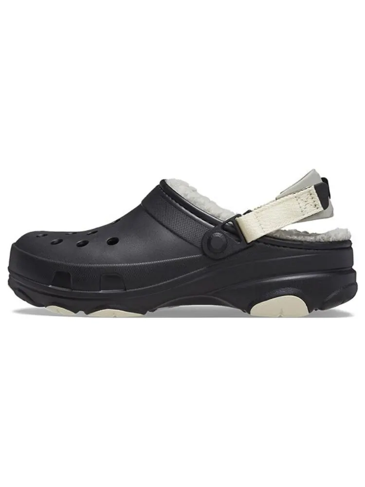 Сандалии Crocs All Terrain Lined Clog 'Black White' — изображение 2 из 4, черный