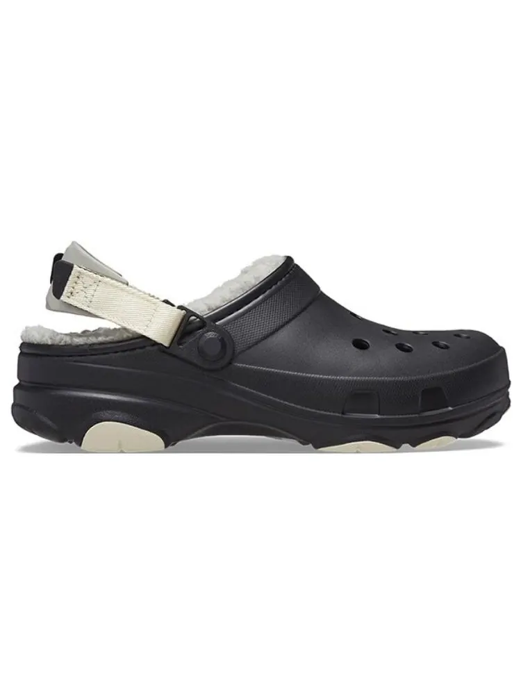 Сандалии Crocs All Terrain Lined Clog 'Black White' — изображение 3 из 4, черный