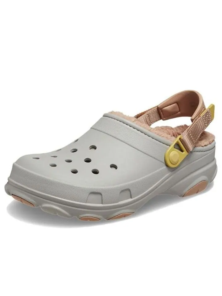 Сандалии Crocs All Terrain Lined Clog 'Grey Brown' — изображение 1 из 3, серый