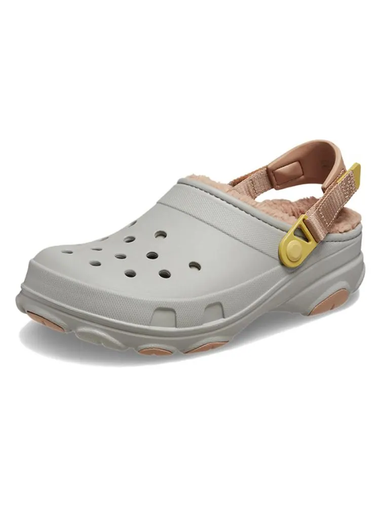 Сандалии Crocs All Terrain Lined Clog 'Grey Brown' — изображение 2 из 3, серый