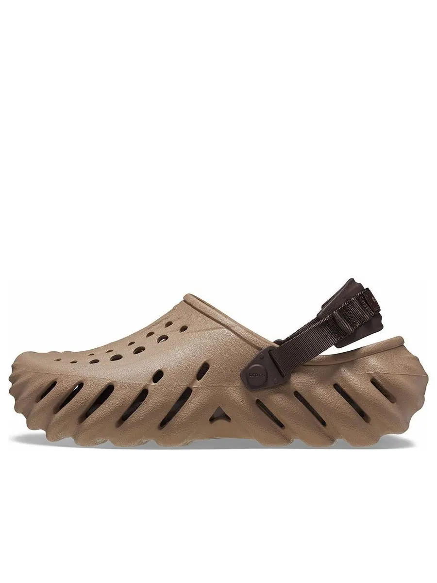 Сандалии Crocs Echo Clog 'Latte' — изображение 1 из 6, коричневый