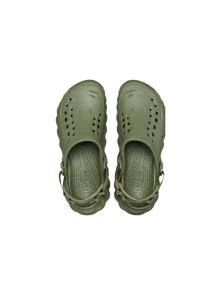Сандалии Crocs Echo Clog 'Olive' — изображение 5 из 7, зеленый