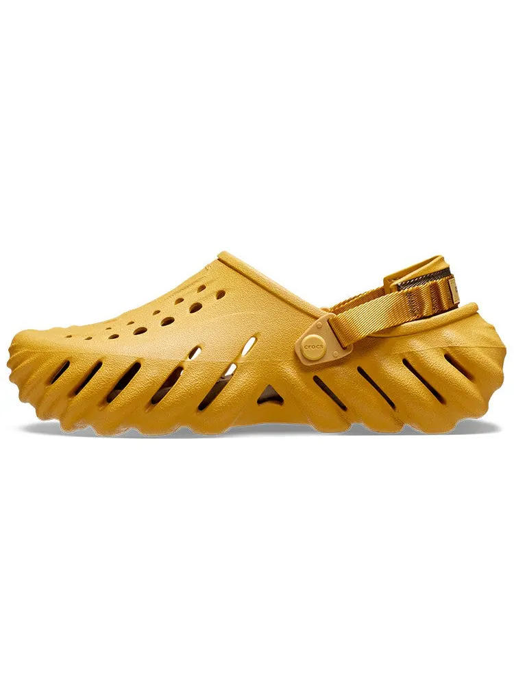Кроссовки Crocs Echo Clog 'Desert Grass' — изображение 2 из 7, бежевый