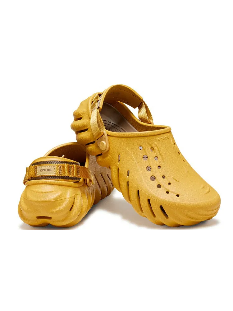Кроссовки Crocs Echo Clog 'Desert Grass' — изображение 6 из 7, бежевый