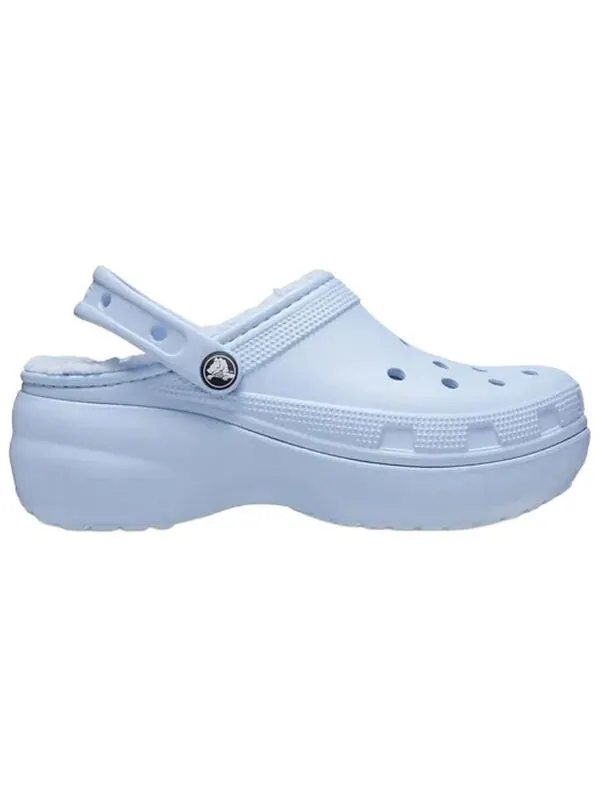 Кроссовки beach clouds clogs 'sky blue' Crocs — изображение 2 из 4, синий