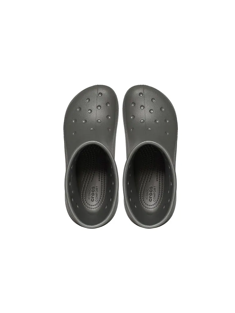 Кроссовки Crocs Classic Crush Boot 'Grey' — изображение 5 из 7, серый
