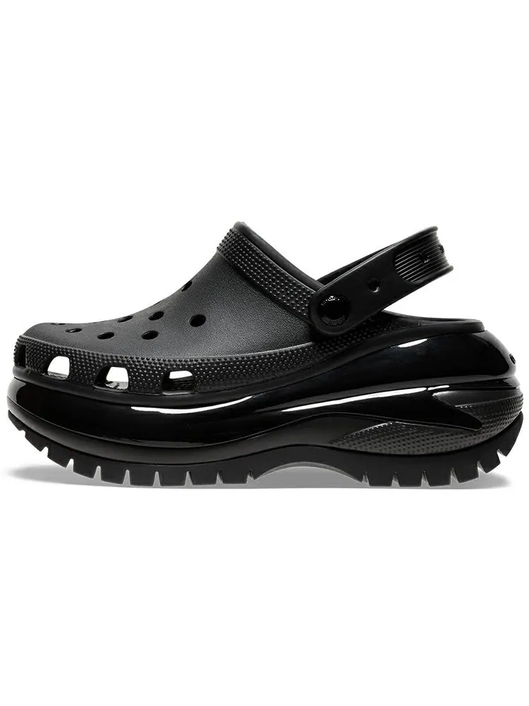 Сандалии Crocs Mega Crush Clog 'Black' — изображение 2 из 6, черный