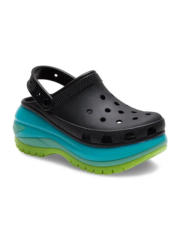 Сандалии mega crush clogs 'black multi' Crocs — изображение 4 из 4, черный/мульти