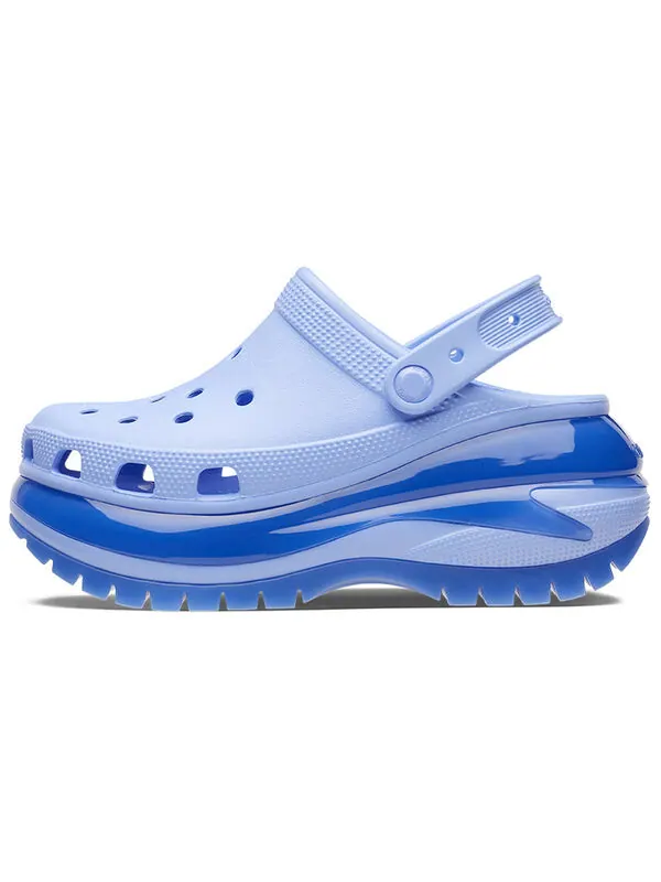 Сандалии classic mega crush clog 'moon jelly' Crocs — изображение 2 из 4, синий/фиолетовый