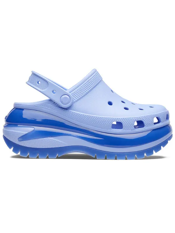 Сандалии classic mega crush clog 'moon jelly' Crocs — изображение 3 из 4, синий/фиолетовый