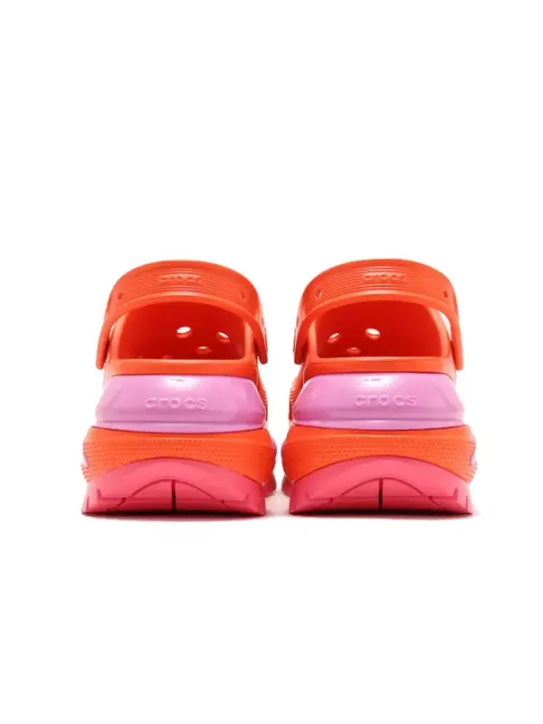 Кроссовки mega crush clogs 'orange pink' Crocs — изображение 4 из 4, оранжевый/розовый