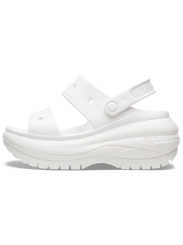 Сандалии Crocs Mega Crush Sandal 'White' — изображение 2 из 7, белый