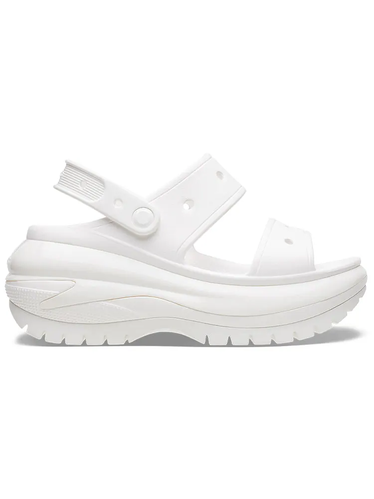 Сандалии Crocs Mega Crush Sandal 'White' — изображение 4 из 7, белый