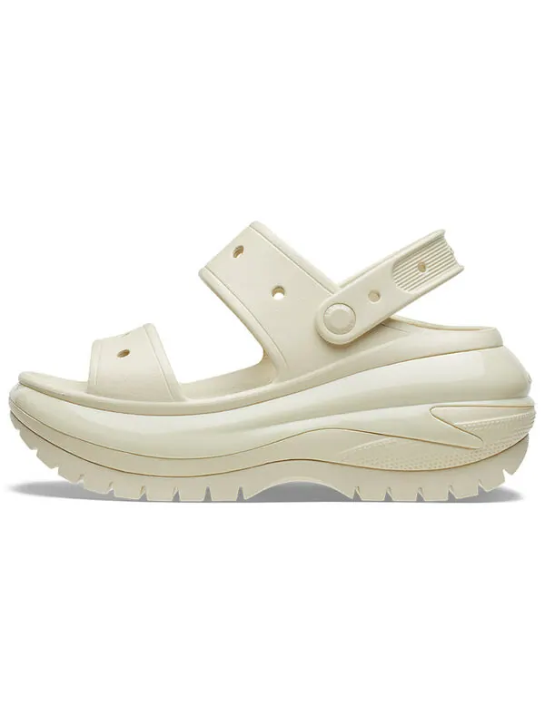 Сандалии mega crush sandal 'bone' Crocs — изображение 2 из 4, белый