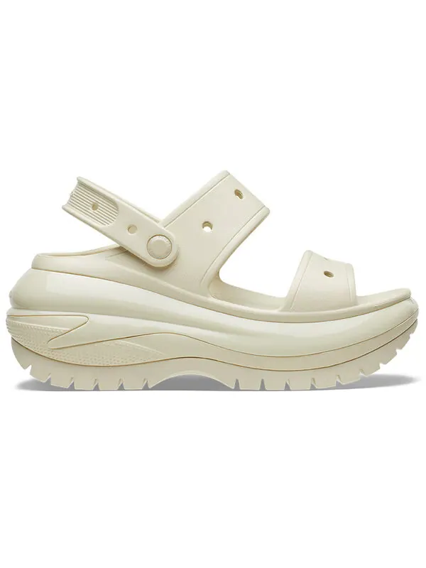 Сандалии mega crush sandal 'bone' Crocs — изображение 3 из 4, белый