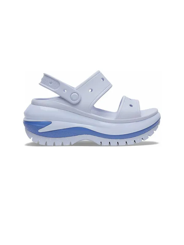 Сандалии mega crush sandals 'light blue' Crocs — изображение 2 из 4, синий